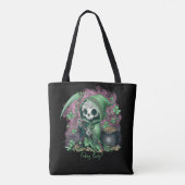 St. Patrick's Day Grim Reaper Tote Bag (Achterkant)