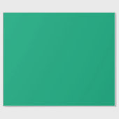 St. Patrick's Day Groen Aangepaste Kleur Effen 202 Cadeaupapier (Vlak)