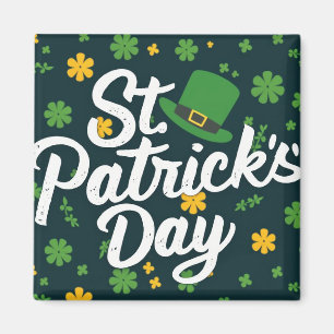 St. Patricks Day groen geel Magneet