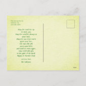  St Patrick's Day Groen Meisje in de auto Feestdagenkaart (Achterkant)