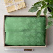 St. Patrick's Day groen shamrocks ombre patroon Tissuepapier (Geschenk)