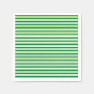 St. Patrick's Day Groen Strepen Patroon-54608 Servet