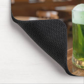 St. Patrick's Day groene bier en ballon Muismat (Hoek)