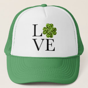 St. Patrick's day   Groene cheetah shamrock Trucker Pet