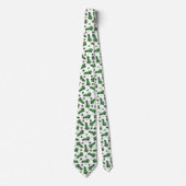 St. Patrick's Day groene geruite vrachtwagen klave Stropdas (Voorkant)