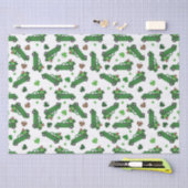 St. Patrick's Day Groene Geruite Vrachtwagen Klave Tissuepapier (Craft)