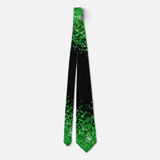 St Patrick's Day / Groene glitterij Stropdas (Achterkant)