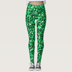 st patricks day / groene glittery leggings