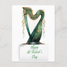 St Patrick's Day Groene Ierse Harp