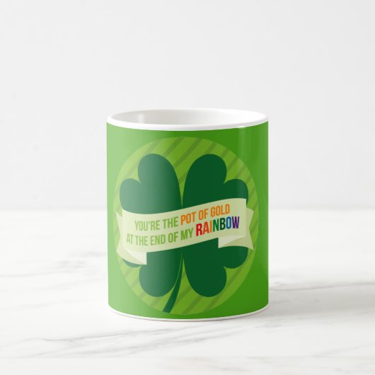 St. Patrick's Day Groene Ierse Print Mok (Center)