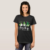 St Patricks Day, groene kabouters, grappig gezegde T-shirt (Voorkant volledig)