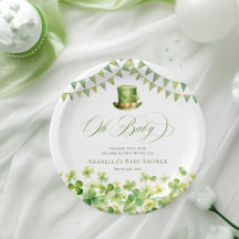 St. Patrick's Day Groene Klaver Babyshower