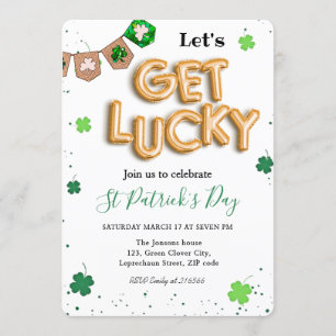 St. Patrick's Day Groene Klaver geluksfeest Kaart