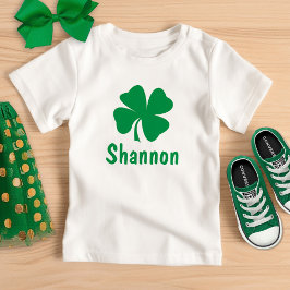 St. Patrick's Day Groene Klaver Persoonlijke Naam