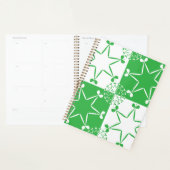 St. Patrick's Day Groene Klaver Ster Geometrisch Planner (Display)