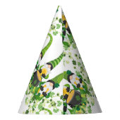 St. Patrick's Day Groene Klavers Oude Kabouter Feesthoedjes (Achterkant)
