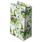 St. Patrick's Day Groene Klavers Oude Kabouter Klein Cadeauzakje (Achterkant Gekanteld)