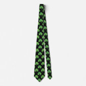 St. Patrick's Day Groene Klavertje Drie Herenstrop Stropdas (Voorkant)