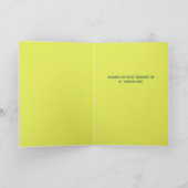 St. Patrick's Day Groene Kolibrie Voederbak Feestdagen Kaart (Binnen)