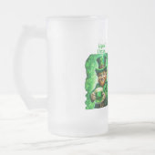 St. Patrick's Day, Groene Leprechaun, Groene Bier Matglas Bierpul (Links)