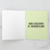 ST. PATRICK'S DAY GROENE PIZZA KAART (Binnen)
