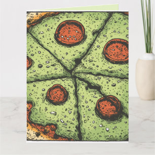 ST. PATRICK'S DAY GROENE PIZZA KAART