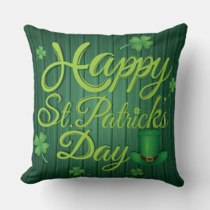 St Patrick's Day / Groene streep kussen