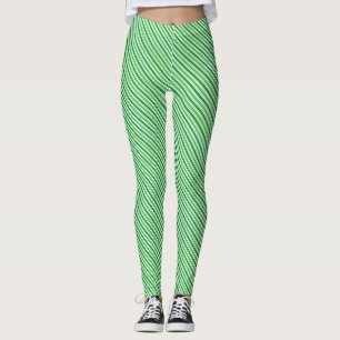St. Patrick's Day groene strepenpatroon Leggings