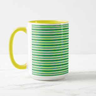 St. Patrick's Day groene strepenpatroon Mok