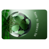 St. Patrick's Day Groene Wereld Magneet (Horizontaal)