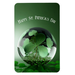 St. Patrick's Day Groene Wereld Magneet