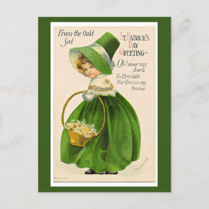 St. Patrick's Day Groet, Briefkaart