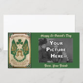 St. Patricks Day Groet Fotokaart (Voorkant / Achterkant)
