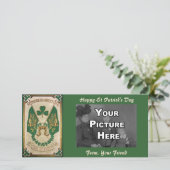 St. Patricks Day Groet Fotokaart (Staand voorkant)
