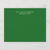 St. Patrick's Day Groet FOTOKaarten BUDGET (Achterkant)