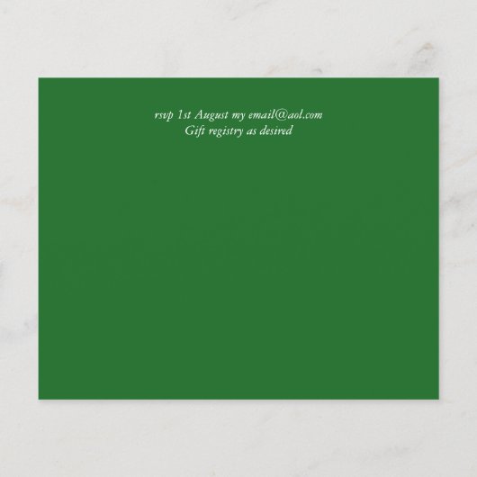 St. Patrick's Day Groet FOTOKaarten BUDGET (Achterkant)