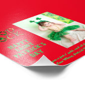 St. Patrick's Day Groet FOTOKaarten BUDGET Foto Afdruk (Hoek)