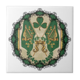 St. Patricks Day Groet Tile Tegeltje