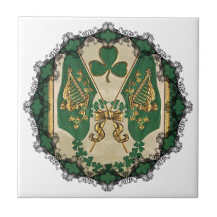 St. Patricks Day Groet Tile Tegeltje