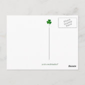  St Patrick's Day Groeten - Briefkaart (Achterkant)