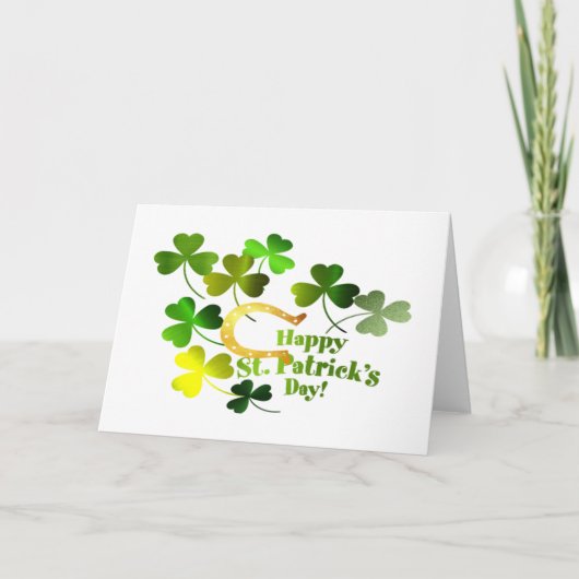 St.Patrick's Day groeten Kaart (Voorkant)