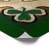St. Patricks Day Groetposter Poster (Hoek)