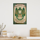 St. Patricks Day Groetposter Poster (Keuken)