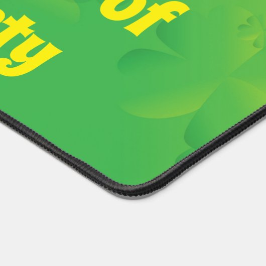 St. Patrick's Day Groundhog Party Animal Bureaumat (Hoek)