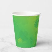 St. Patrick's Day Groundhog Party Animal Papieren Bekers (Achterkant)