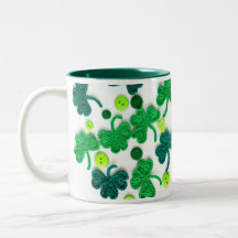 St. Patrick's Day Haakhart Shamrock Mok