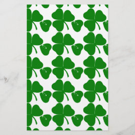 St Patrick's Day - haal Lucky 3 + 1 bladeren = 4 Briefpapier