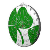 St Patrick's Day - haal Lucky 3 + 1 bladeren = 4 Dartbord (Voorkant Rechts)