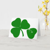 St Patrick's Day - haal Lucky 3 + 1 bladeren = 4 H Kaart (Gele Bloem)