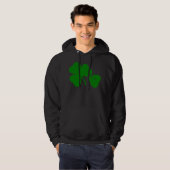 St Patrick's Day - haal Lucky 3 + 1 bladeren = 4 Hoodie (Voorkant volledig)